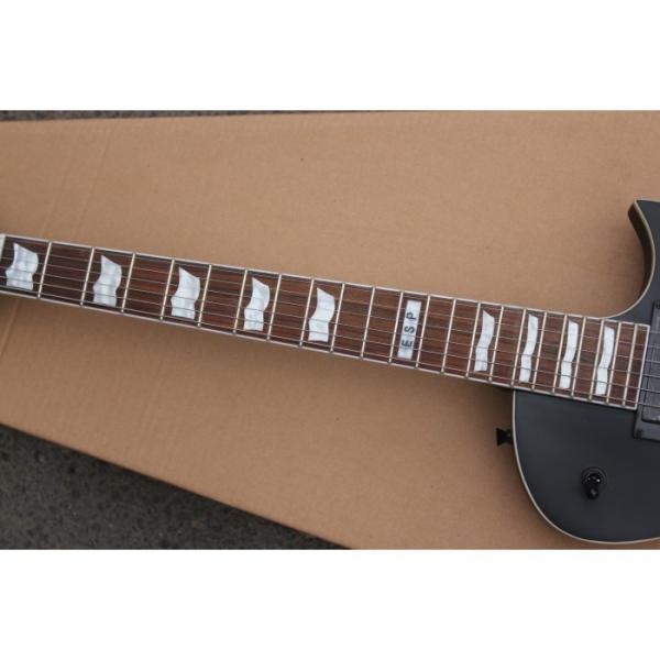 Custom Shop Eclipse ESP Matte Black Electric Guitar #7 image