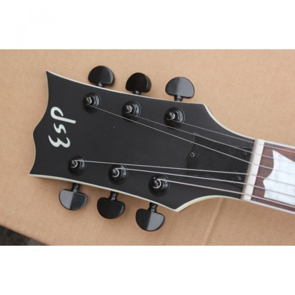 Custom Shop Eclipse ESP Matte Black Electric Guitar #8 image