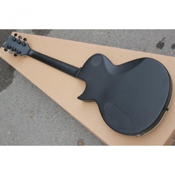 Custom Shop Eclipse ESP Matte Black Electric Guitar #10 image