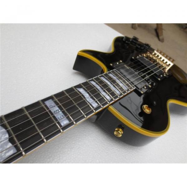 Custom Shop Eclipse ESP Black Electric Guitar With Tremolo #6 image