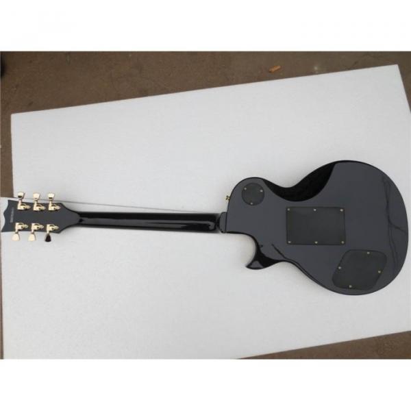 Custom Shop Eclipse ESP Black Electric Guitar With Tremolo #7 image