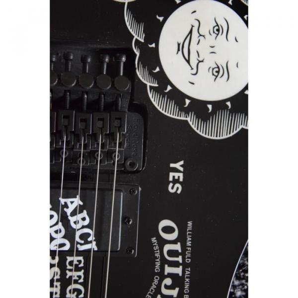 Custom KH2OUIJA Kirk Hammett Ouija Black Opera 6 String Guitar #5 image