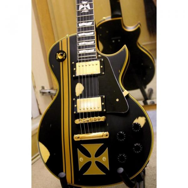 Custom Made ESP Metallica James Hetfield Iron Cross Electric Guitar #7 image