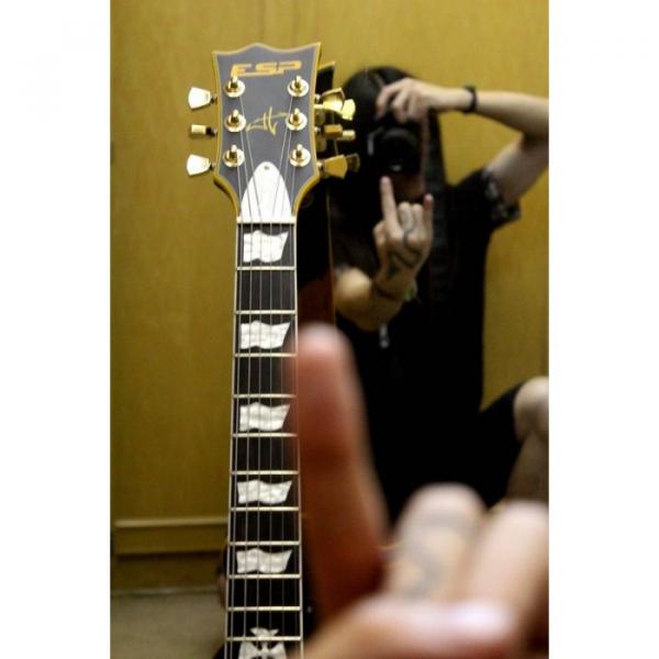 Custom Made ESP Metallica James Hetfield Iron Cross Electric Guitar #8 image