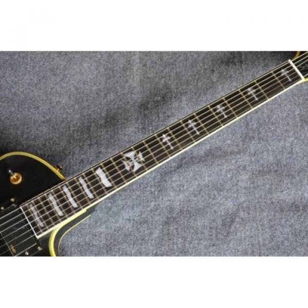 Custom Made ESP Iron Cross Black Electric guitar #6 image