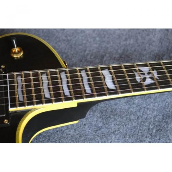 Custom Made ESP Iron Cross Black Electric guitar #8 image