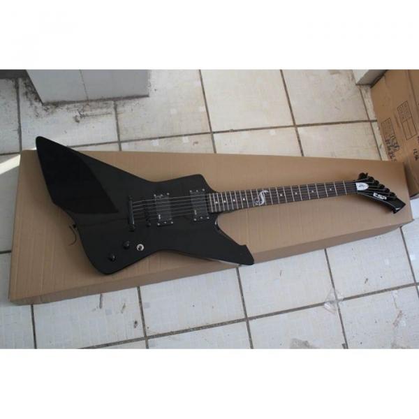 Custom Shop  ESP Snake Byte Black Electric Guitar #9 image