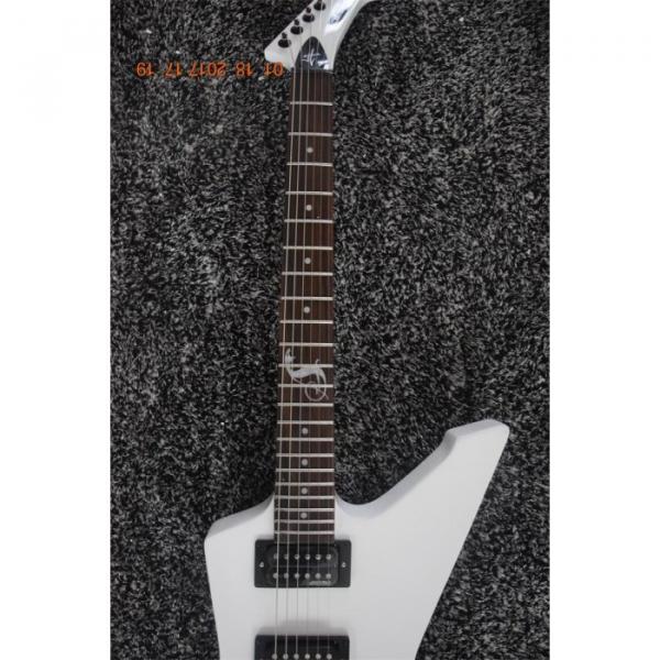 Custom ESP James Hetfield Snakebyte White Electric Guitar #6 image