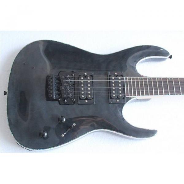 Custom Shop  ESP Black With Floyd Rose Tremolo Guitar #1 image