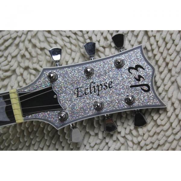 Custom LTD Deluxe ESP Silver Dust Electric Guitar #6 image