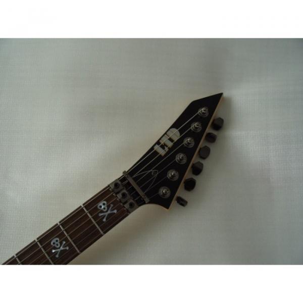 Custom Black ESP KH 202 Electric Guitar #6 image