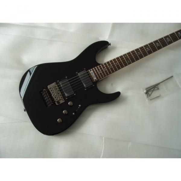 Custom Black ESP KH 202 Electric Guitar #9 image