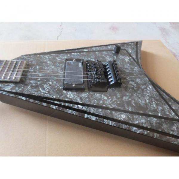 Custom Alexi Laiho Black Diamond Pearl V Guitar #4 image