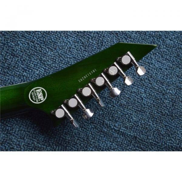 Custom  Shop Tranparent Green ESP Electric Guitar #7 image