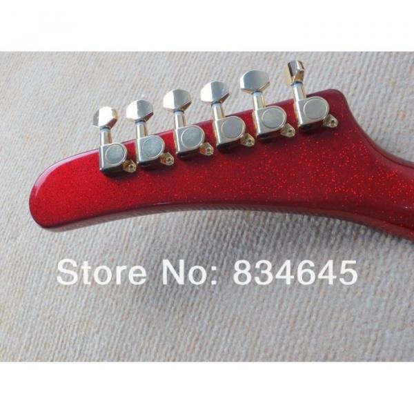Custom  ESP Explorer MX 250 II Active Pickups EMG Metal Red Electric Guitar #8 image