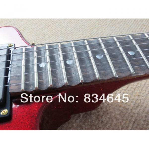 Custom  ESP Explorer MX 250 II Active Pickups EMG Metal Red Electric Guitar #10 image