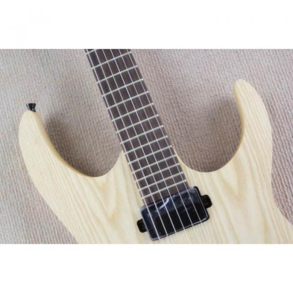 Custom Shop Black Machine 6 String Natural Finish Guitar #7 image