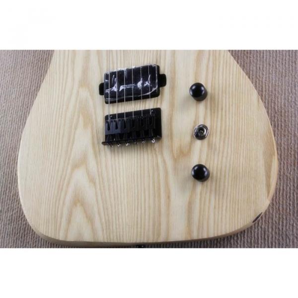 Custom Shop Black Machine 6 String Natural Finish Guitar #10 image