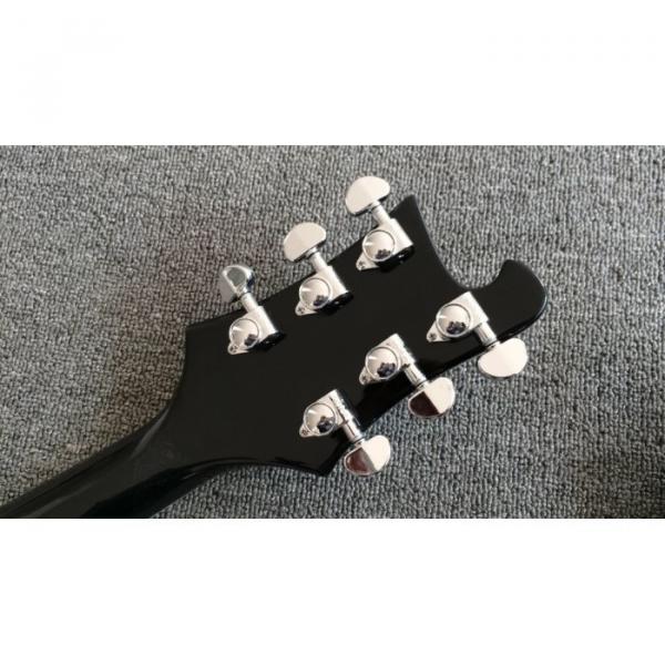 Custom Shop 4080 Double Neck Geddy Lee Black 4 String Bass 6/12 String Option Guitar #7 image