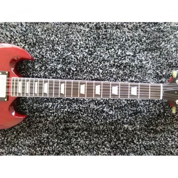 Custom Shop 12 String SG Angus Young Red Electric Guitar #7 image