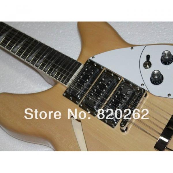 Custom Shop 12 String Rickenbacker Natural Glow 330 Guitar #7 image