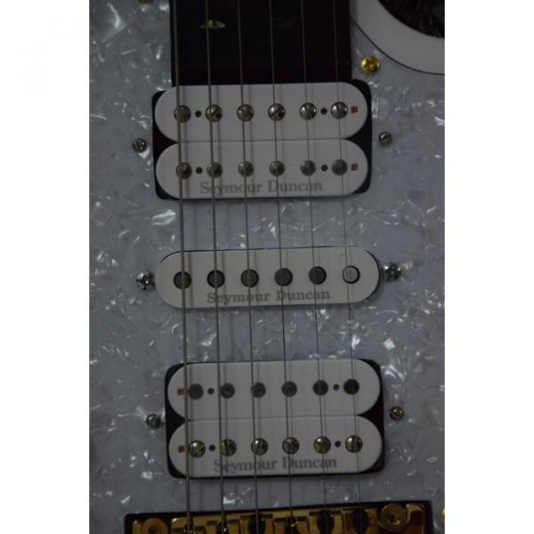Custom JEM7V White Double Neck 6/12 Strings Guitar #11 image