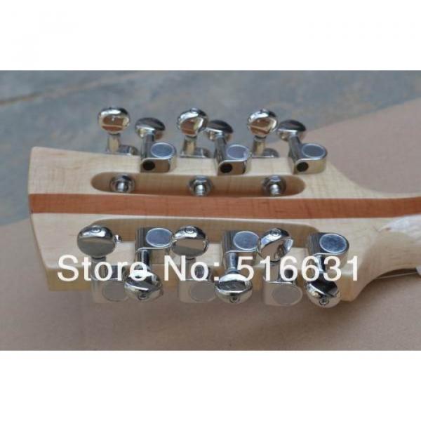 Custom 12 Strings Natural Rickenbacker 330 Left Handed Electric Guitar #6 image