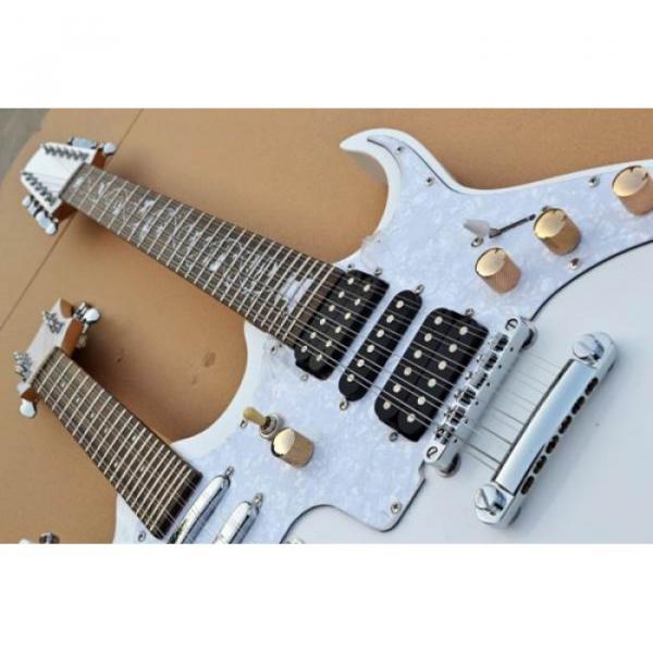 Custom Double Neck JEM7V 12 Strings and 8 Strings Guitar #9 image