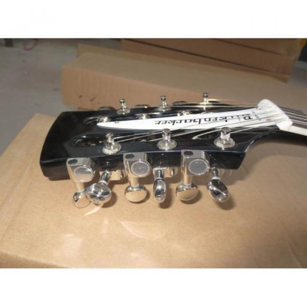 Custom 2 Pickups Rickenbacker 330 Black 12 String Guitar #8 image