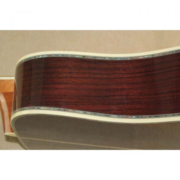 Custom 1833 Martin D45 Natural Acoustic 12 String Guitar Sitka Solid Spruce Top With Ox Bone Nut &amp; Saddler #10 image