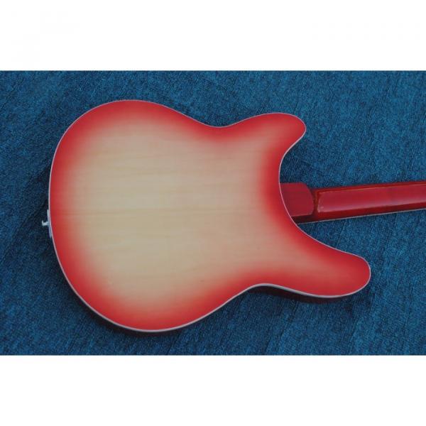 12 Strings Rickenbacker 360  2 Pickups Cherry Burst Electric Guitar #6 image