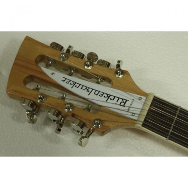 12 Strings Rickenbacker 330 Natural 3 Pickups Guitar #6 image