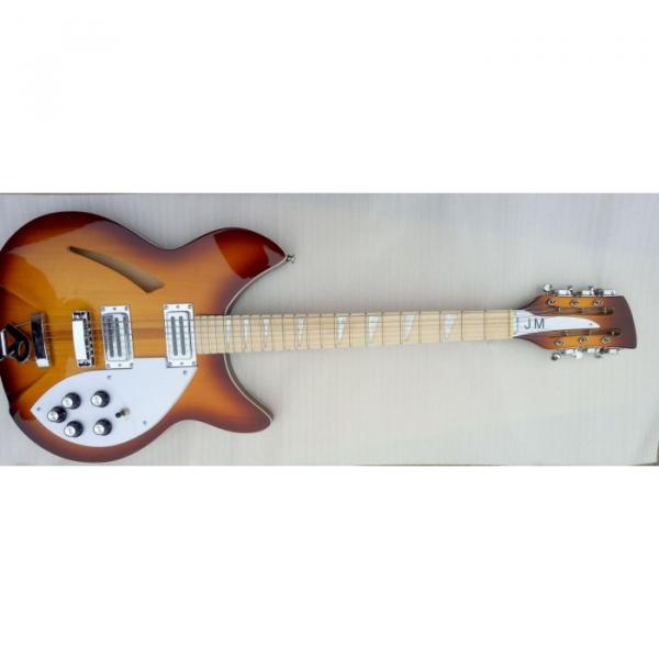 Custom 12 Strings Rickenbacker 360  Heritage Vintage Guitar Maple Fretboard #9 image