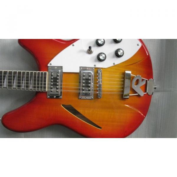 12 Strings Custom 360 2 Pickups Sunburst Electric Guitar #8 image