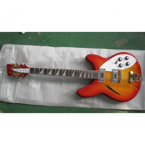 12 Strings Custom 360 2 Pickups Sunburst Electric Guitar #9 image