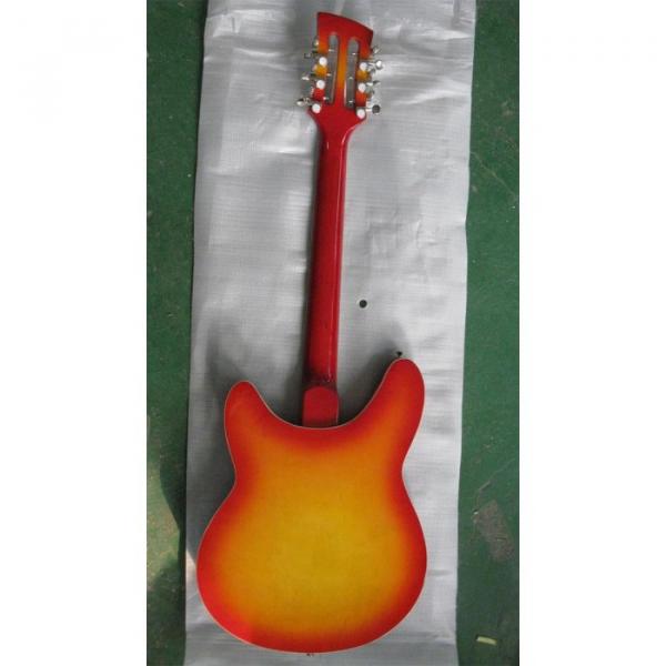 12 Strings Custom 360 2 Pickups Sunburst Electric Guitar #11 image