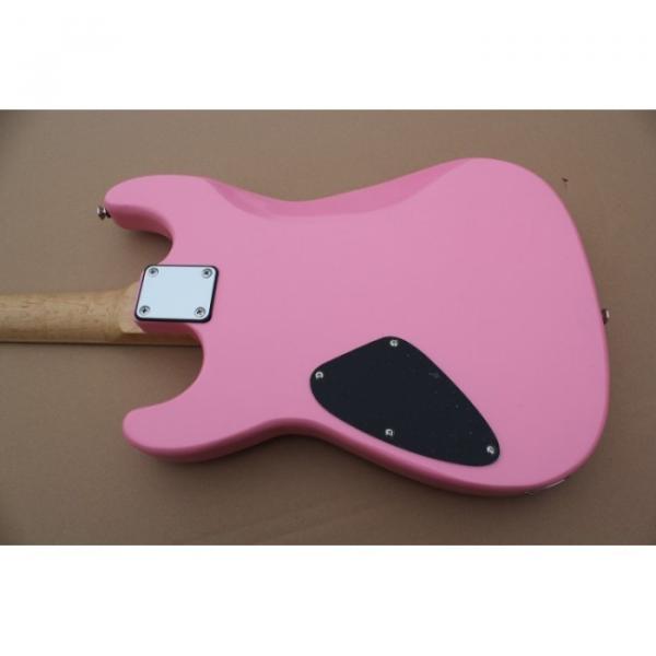 Custom Kitty Cat Fishbone Pink Electric Guitar #6 image