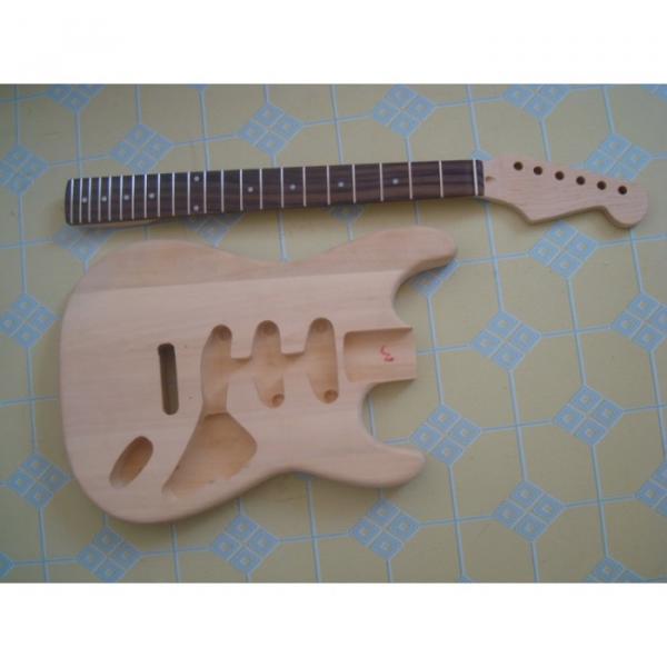 Custom Fender Stratocaster Unfinished Guitar Kit #7 image