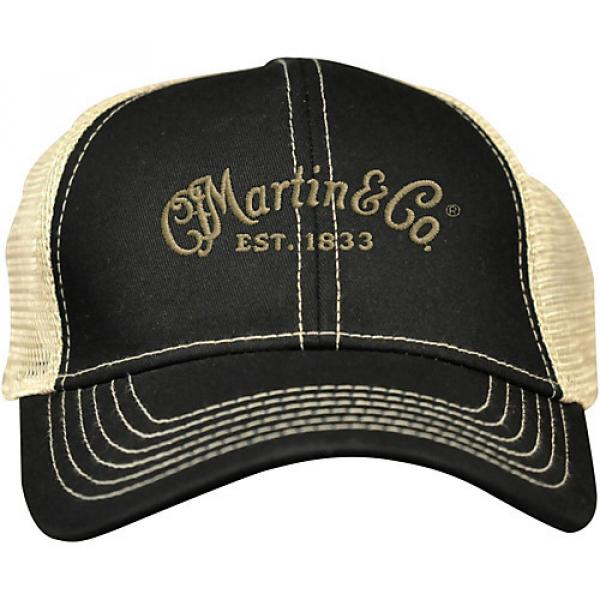 Martin Trucker Hat with Tan Mesh Black #1 image