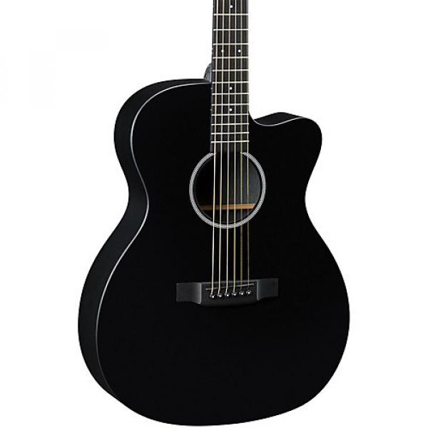 Martin X Series OMCXAE Orchestra Model Acoustic-Electric Guitar Black #1 image