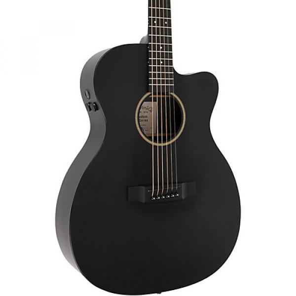 Martin X Series Custom X-000CE Auditorium Acoustic-Electric Guitar Black #1 image