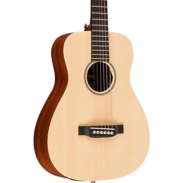 Martin X Series LX1E Little Martin Left-Handed Acoustic-Electric Guitar Natural #1 image