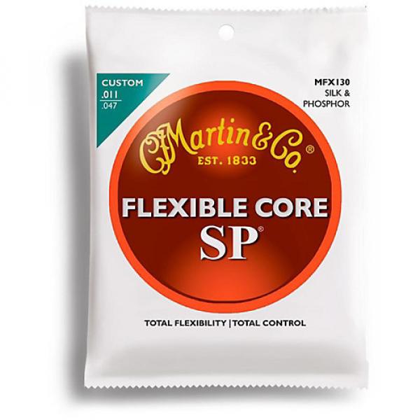 Martin FX130 Silk and Phosphor Acoustic Guitar Strings #1 image