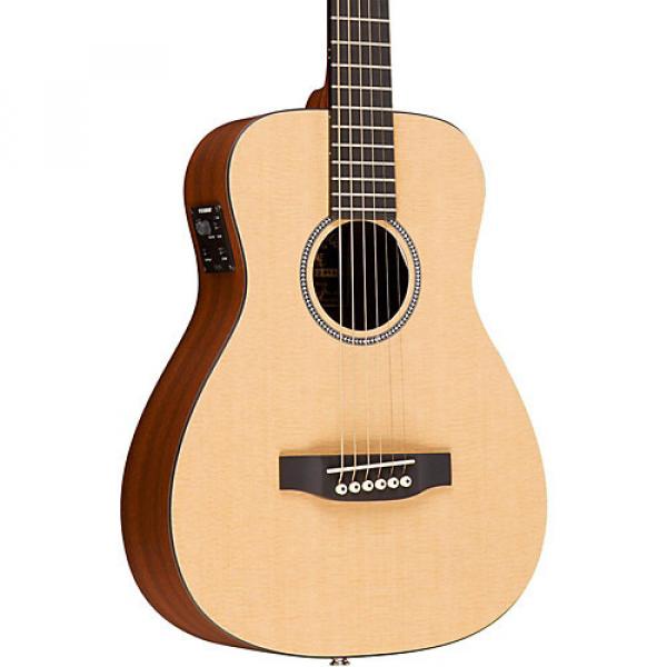 Martin X Series LXME Little Martin Acoustic-Electric Guitar Natural #1 image