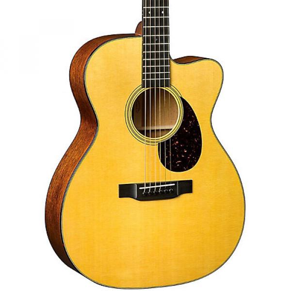 Martin Standard Series OMC-18E Orchestra Model Acoustic-Electric Guitar Natural #1 image