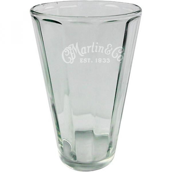 Martin 16oz Paneled Etched Pint Glass #1 image