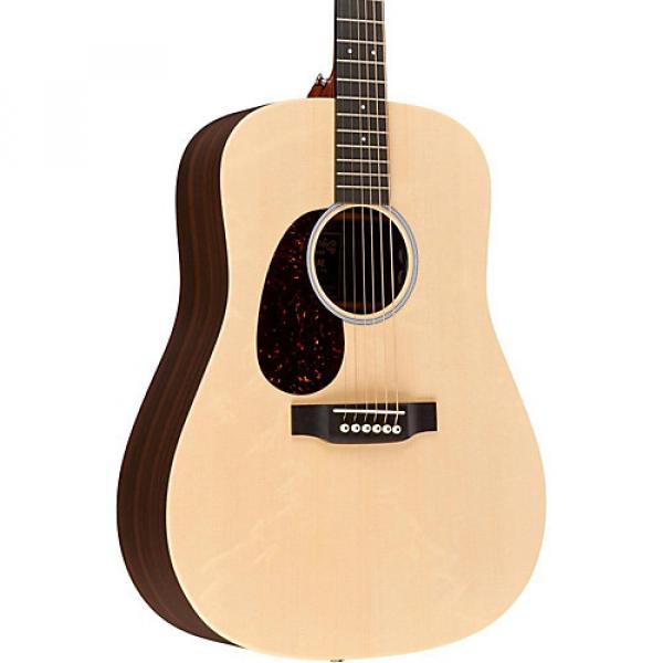 Martin X Series DX1RAE-L Dreadnought Left-Handed Acoustic-Electric Guitar Natural #1 image