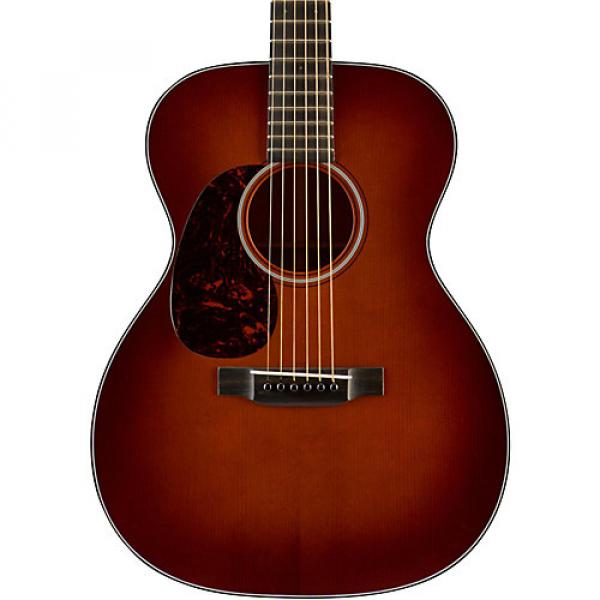 Martin Authentic Series 1933 OM-18 VTS Orchestra Model Left-Handed Acoustic Guitar Natural #1 image