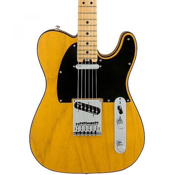 Fender American Elite Telecaster Maple Fingerboard Electric Guitar Butterscotch Blonde #1 image