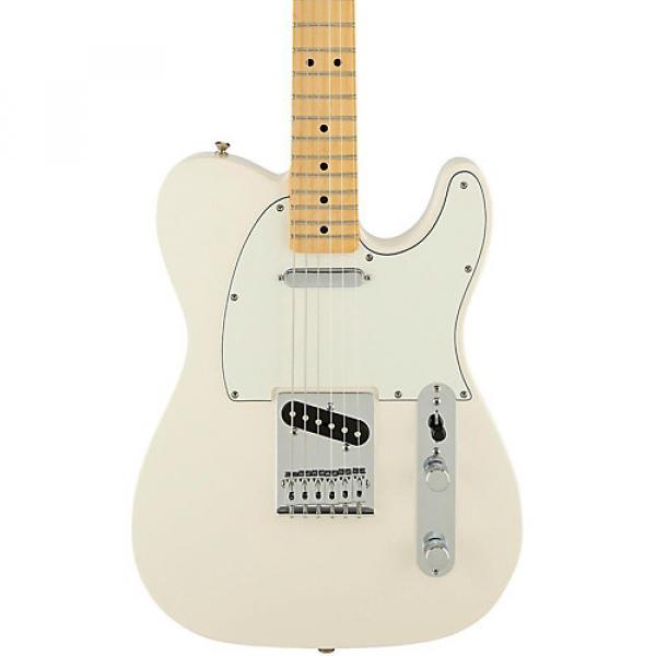 Fender Standard Telecaster Electric Guitar Arctic White Gloss Maple Fretboard #1 image
